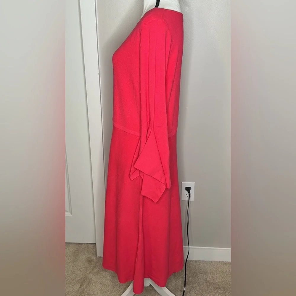 Banana Republic Coral Midi Sweater Dress NWOT - Picture 4 of 9